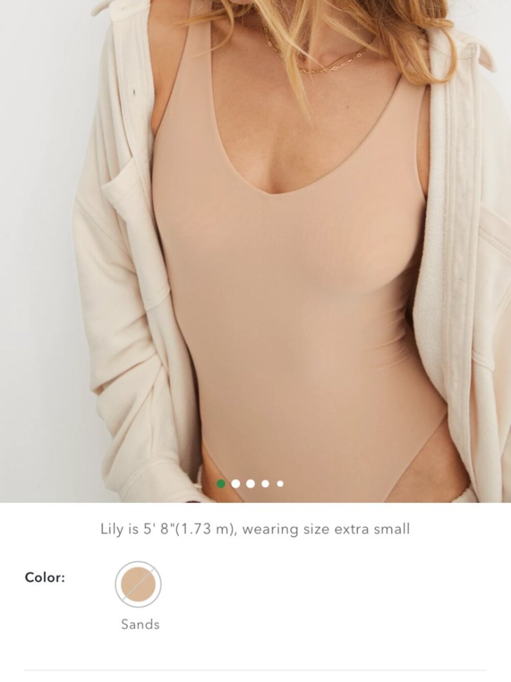 Aerie Smoothez Bodysuit Size Small
